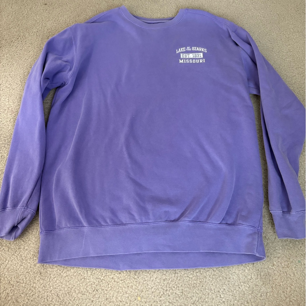Purple Crewneck Sweater